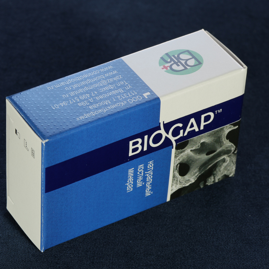 Биоимплант ГАП пластина 2х10х30 мм 0,6 см3 Конектбиофарм 40101