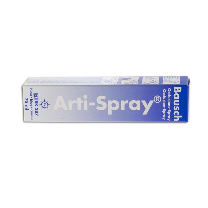 Спрей копирка окклюзионный Arti-Spray Bausch синий 75 мл  ВК287