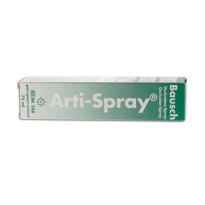 Спрей копирка окклюзионный Arti-Spray Bausch зеленый 75 мл  ВК288