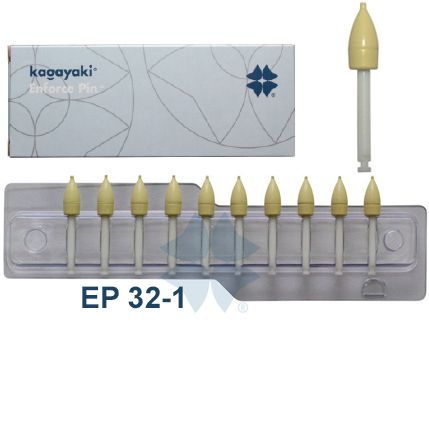 Полир Kagayaki Enforce Pin конус мягкий желтый уретановый EP-32-1