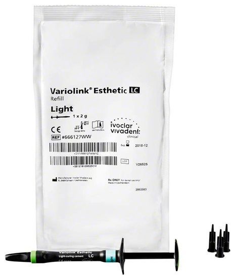 Вариолинк Esthetic LC Refill шприц 2 гр легкое осветление Ivoclar 666127