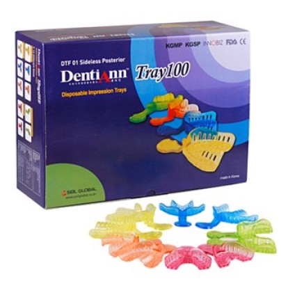 Ложка оттискная Plastic Tray DentiAnn набор 100 шт