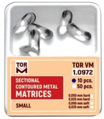 Матрицы 1.0972 50 мкм металлические секционные малые 10 шт Тор ВМ
