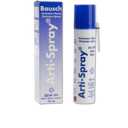Спрей копирка окклюзионный Arti-Spray Bausch синий 75 мл  ВК287
