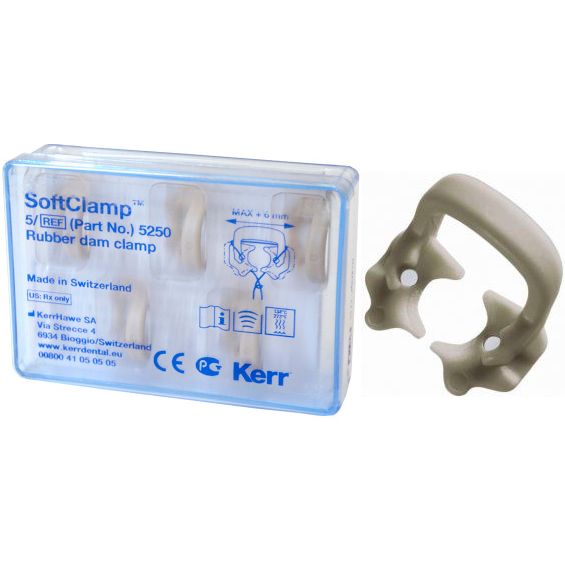 Кламп/кламмер кофердама SoftClamp General Kit набор 5 шт Kerr 5250