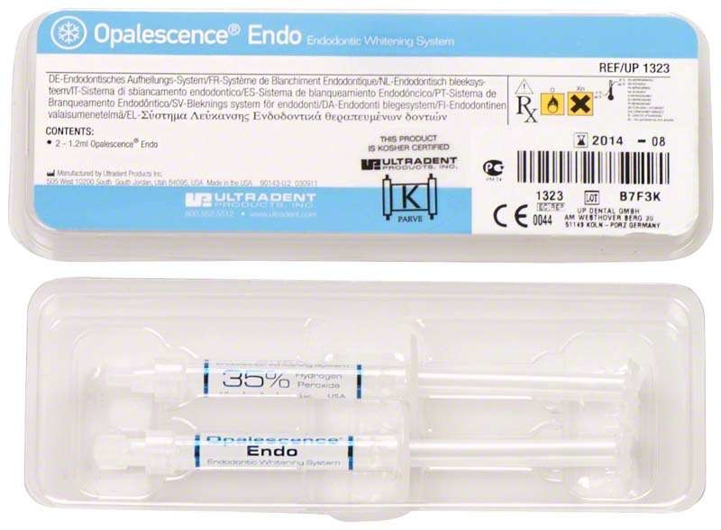 Набор Opalescense Endo Refill 2 шпр х 1,2 мл внутриканальное отбеливание Ultradent UL1323