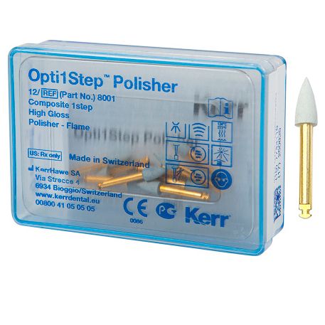 Полир Opti 1 Step набор пламя 12 шт Kerr 8001