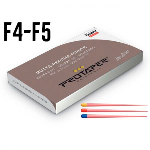 Штифты гуттаперчивые ProTaper Gutta-Percha под протейперы F4-F5 60 шт Maillefer A022X00090200