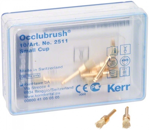 Щетка Occlubrush с карбидом кремния чашка малая композитов Kerr 2511/1