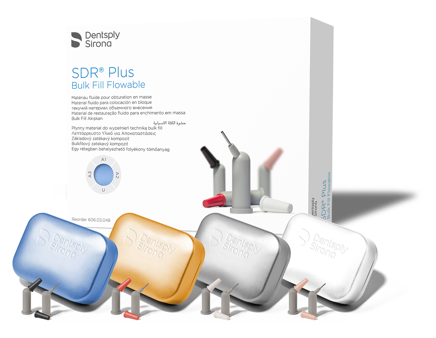 Композит SDR Plus большой коллекционный набор 110 компьюл х 0,25 гр Dentsply 60603048