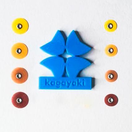 Диски шлифовальные Kagayaki Roundflex T 9,5 мм мягкие оранжевые 50 шт 2153F