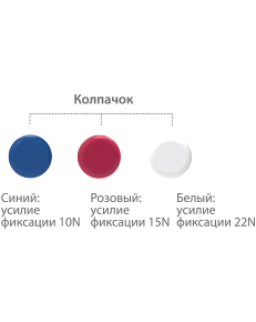 Комплект колпачков матрицы прямого абатмента Sonator кольцо 3 шт + колпачок 3 шт ИННО SONIC01