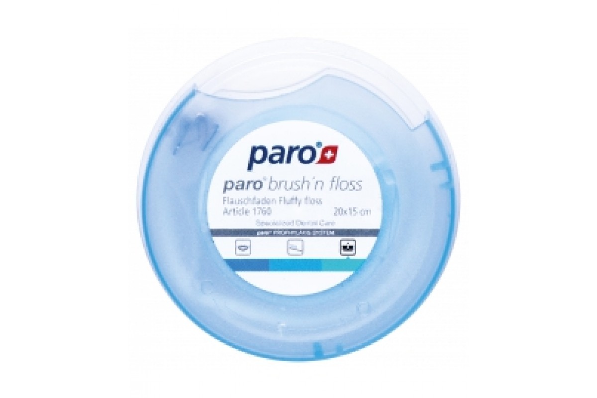 Нить зубная Paro Brushn-floss 20 м 1760