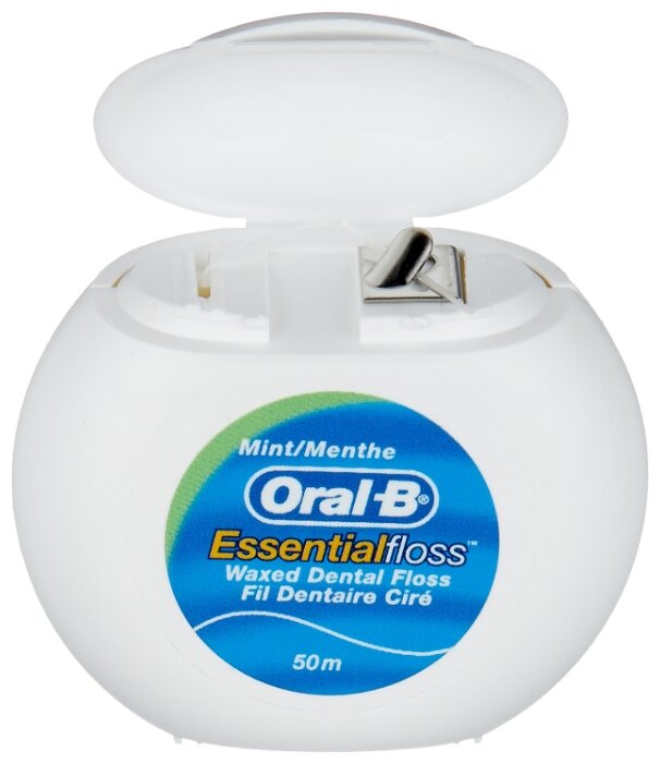 Нить зубная Орал-Би Essential Floss вощеная 50 м 81561799