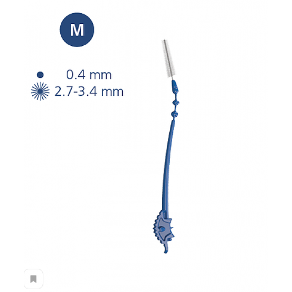 Ершики м/з Paro Slider refill M синие 6 шт 1033