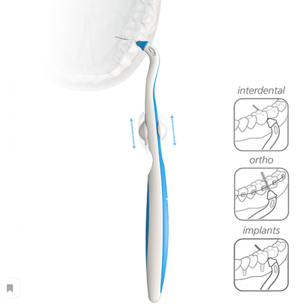 Ершики м/з Paro Slider refill S голубые 6 шт 1032