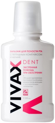 Бальзам VIVAX Dent с мумие 250 мл 0412